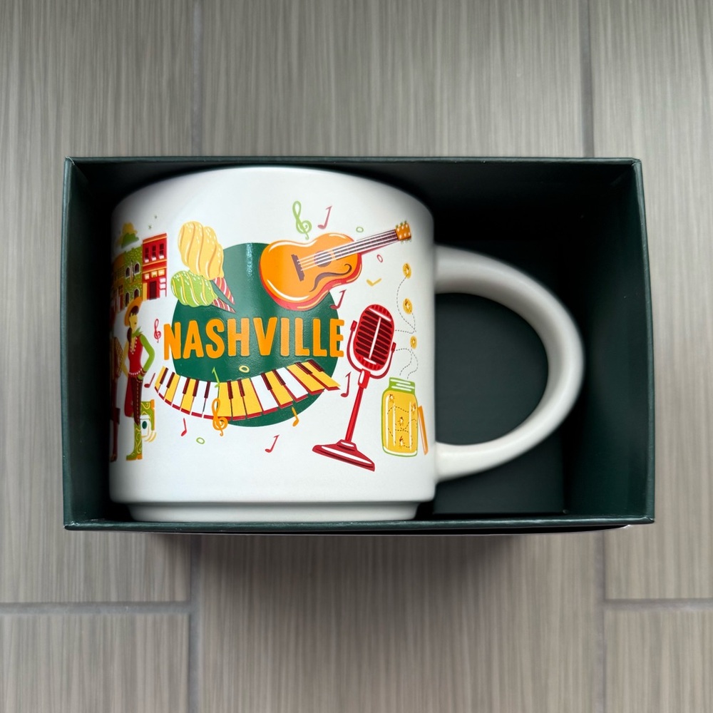NIB Starbucks 2024 Nashville, Tennessee Discovery Series 14 Oz Mug NEW IN BOX